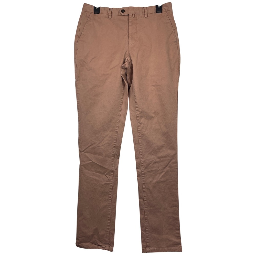 SUITSUPPLY Porto Int Mens 30x34 Size‎ EUR 48 Pure Cotton Chinos Pants Blush Tan